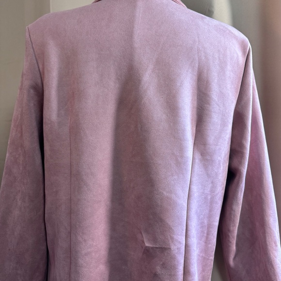 Messini women’s pinkdouble-breasted blazer-style jacket - Picture 6 of 8